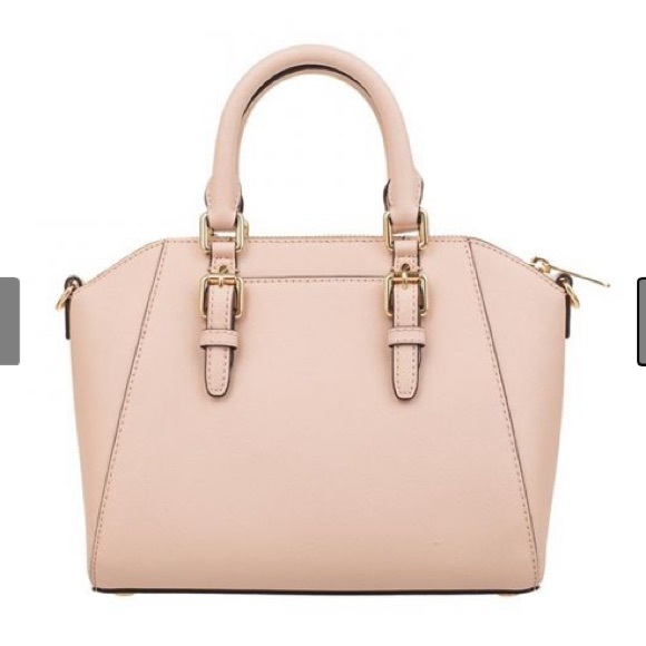 MICHAEL KORS CIARA 35S8GC6M2L MEDIUM MESSENGER LEATHER BAG IN POWDER BLU… - Picture 3 of 16